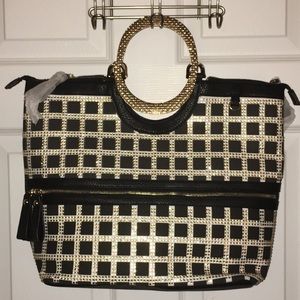 Black and Gold Handbag